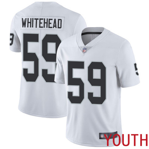 Oakland Raiders Limited White Youth Tahir Whitehead Road Jersey NFL Football 59 Vapor Untouchable Jersey